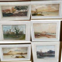 A quantity of Watercolours, framed, to include Wellesley Cottrell, Conway Castle, 38 x 48cm ; W H