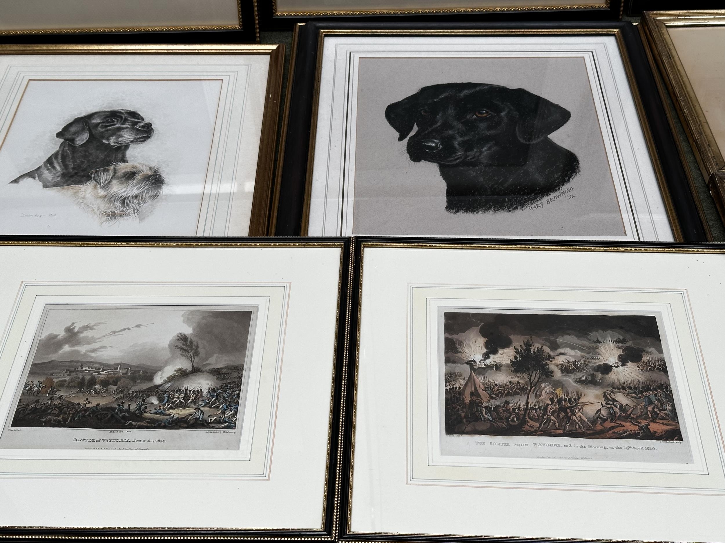 A large collection of decorative framed pictures and prints, see images, some with damage; and a - Image 4 of 7