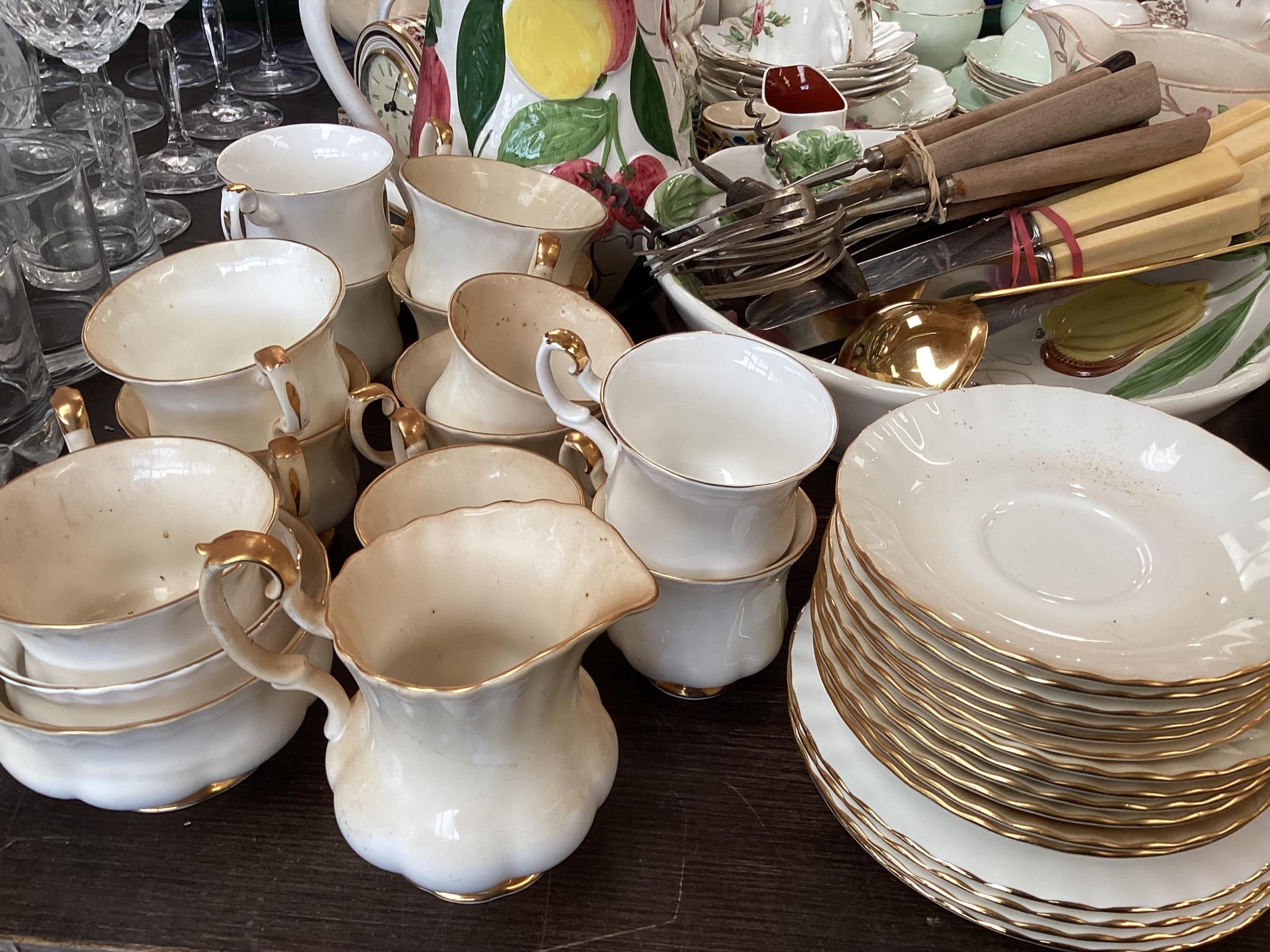 A quantity of china, including part tea sets, including Colclough, Spender Stevenson, Royal Albert - Image 8 of 11