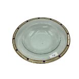 A Liberty circular glass bowl, 28cm diameter