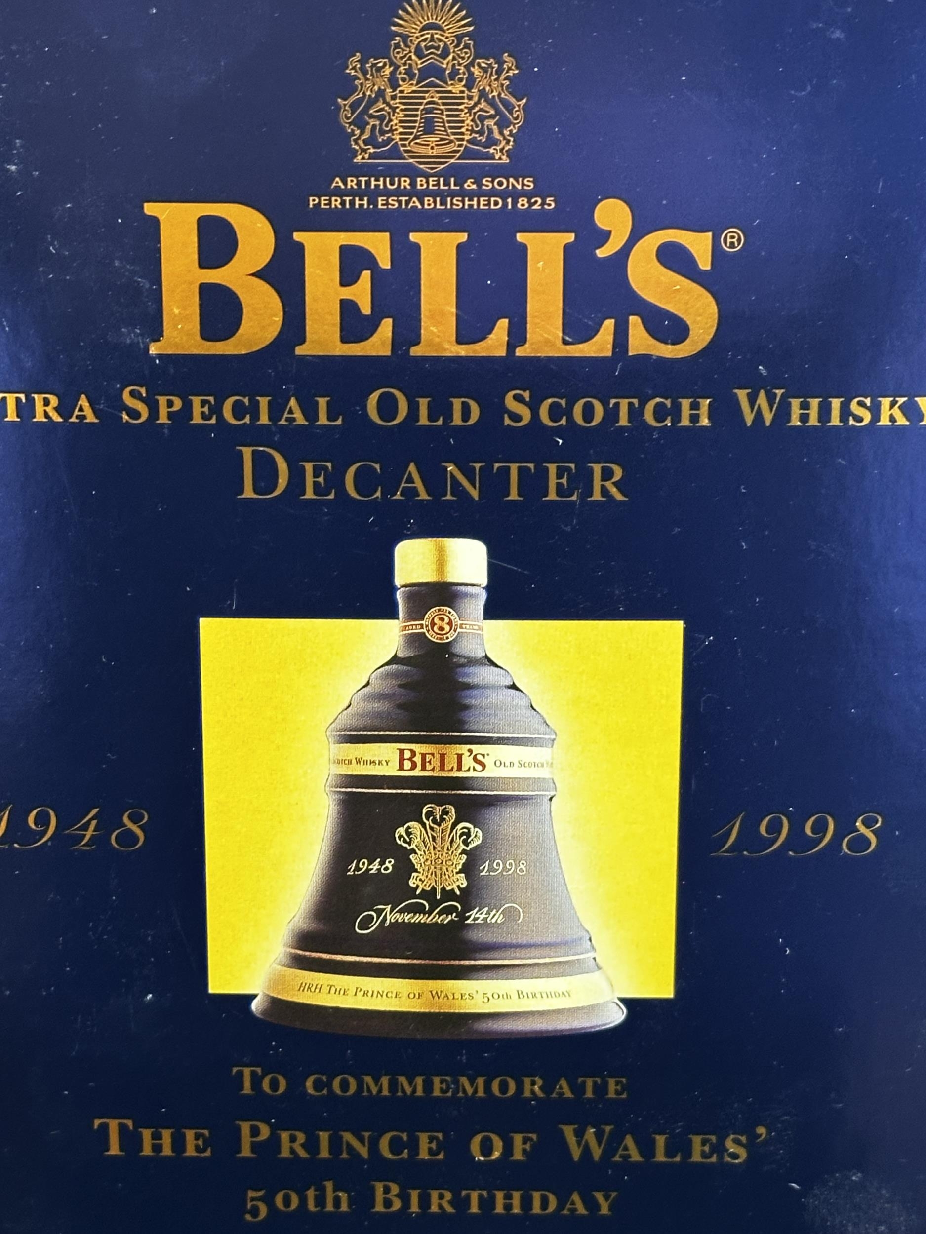 Four 75cl bottle of Bells £xtra special Old Scotch Whiskey. Royal Commemorative examples. Boxed. - Image 4 of 4