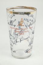 Australia 1956. Rare commemorative glass one pint glass produced to commemorate the Australian