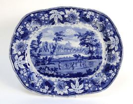 ‘Cricket at Windsor Castle meat dish’. A very large shaped oval Goodwin & Harris ‘Metropolitan