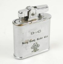 Surrey County Cricket Club. Ronson cigarette lighter produced to commemorate Surrey’s County