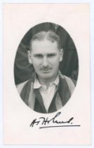 Albert John ‘Jack’ Holmes. Sussex 1922-1939. Original mono real photograph postcard of Holmes,