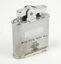 Alfred Richard ‘Alf’ Gover. Surrey & England 1928-1948. Ronson cigarette lighter inscribed to one