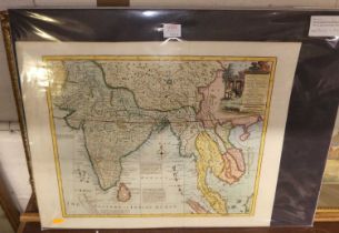 Emmanuel Bowen - A New and Accurate Map of the Empire of the Great Moghul, together with India on