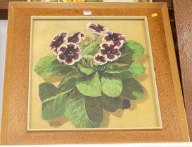 George Taylor* (1914-1996) - Gloxinia, acrylic on mill board, signed and dated lower left '82,