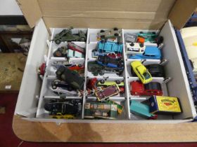 A Bachmann Collector's Club carry case containing a quantity of Matchbox white metal Hotwheels and