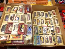 Two trays of Matchbox Models of Yesteryear, to include a Sunlight 1912 model T Ford