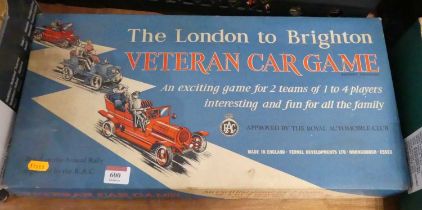 A Matchbox Models of Yesteryear London to Brighton Veteran Car game (a/f)