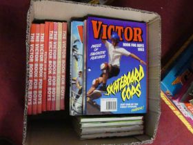 A quantity of Victor mainly 1980s and 1990s annuals