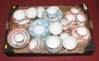 A collection of tea wares to include Royal Doulton and Copelands Spode