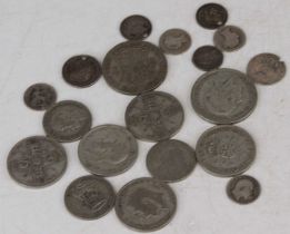 Great Britain, a small collection of silver coins, to include 1932 half-crown, 1932 florin, 1908