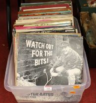 A collection of vintage LPs to include Blaster Bates, The Bachelors, and classical