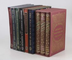 A collection of Folio Society books to include English Journey by JB Priestley, Betjeman's