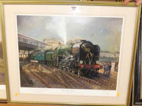 Terence Cuneo (1907-1996) - The Golden Arrow, limited edition print, signed and numbered 137/850
