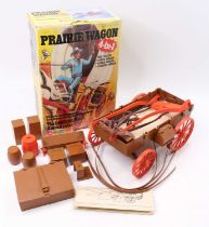 Marx Toys Prarie Wagon 4-in-1 play set from 'The Lone Ranger Rides Again', the set includes a