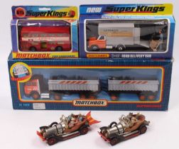 Matchbox Lesney Super Kings and Corgi Toys model group comprising boxed Matchbox Super Kings K29