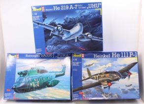 A Revell 1/32 scale boxed plastic aircraft kit group to include a No. 04412 SA330J Puma