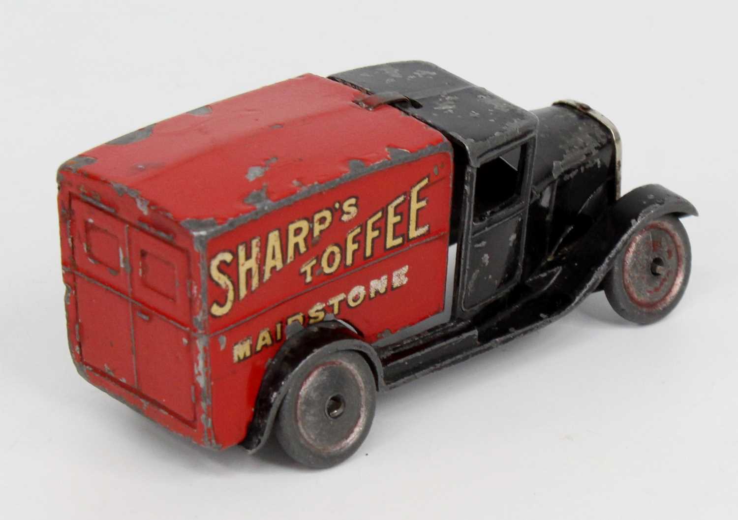 Dinky Toys, 28H pre-war delivery van, 'Sharps Toffee Maidstone' type 1 example, Dinky Toys cast to - Image 3 of 5
