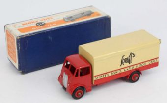 Dinky Toys, 514 Guy van 'Spratts', red and cream 1st type cab and body, grooved hubs in red with