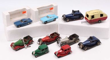Collection of Triang Minic and Spot On Tinplate and diecast models to include No.8M Pre War