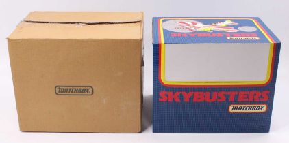 A Matchbox Skybusters SB801 original and complete trade box of 12x 3 piece sets, mixed aircraft