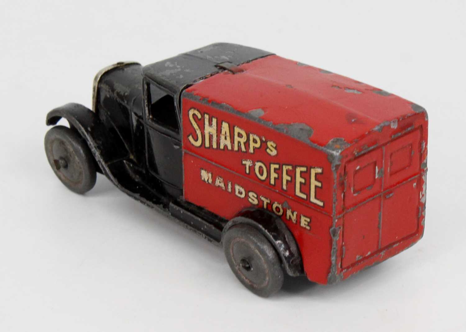 Dinky Toys, 28H pre-war delivery van, 'Sharps Toffee Maidstone' type 1 example, Dinky Toys cast to - Image 2 of 5