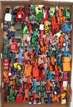 A tray containing Hachette Universal Hobbies tractors and farming related diecasts, with specific