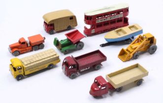 A small collection of 9 Matchbox Lesney 1-75's in generally good condition, with examples