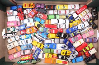 One tray containing a quantity of mainly Matchbox mixed issue diecast vehicles together with a