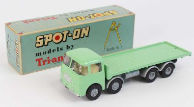 Spot On Models by Triang, No.109/2 ERF 68G with flat float, peppermint green cab and back with