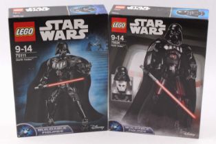 Lego Star Wars Buildable Figures, 2 different issues of Darth Vader with reference numbers 75111,