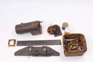 A collection of Tich 3.5" gauge live steam spare parts and components to include boiler, chassis