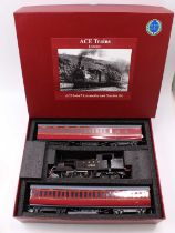 ACE Trains E/25-S G5 loco & coach set comprising 0-4-4 LNER tank loco no.67260 black lined red