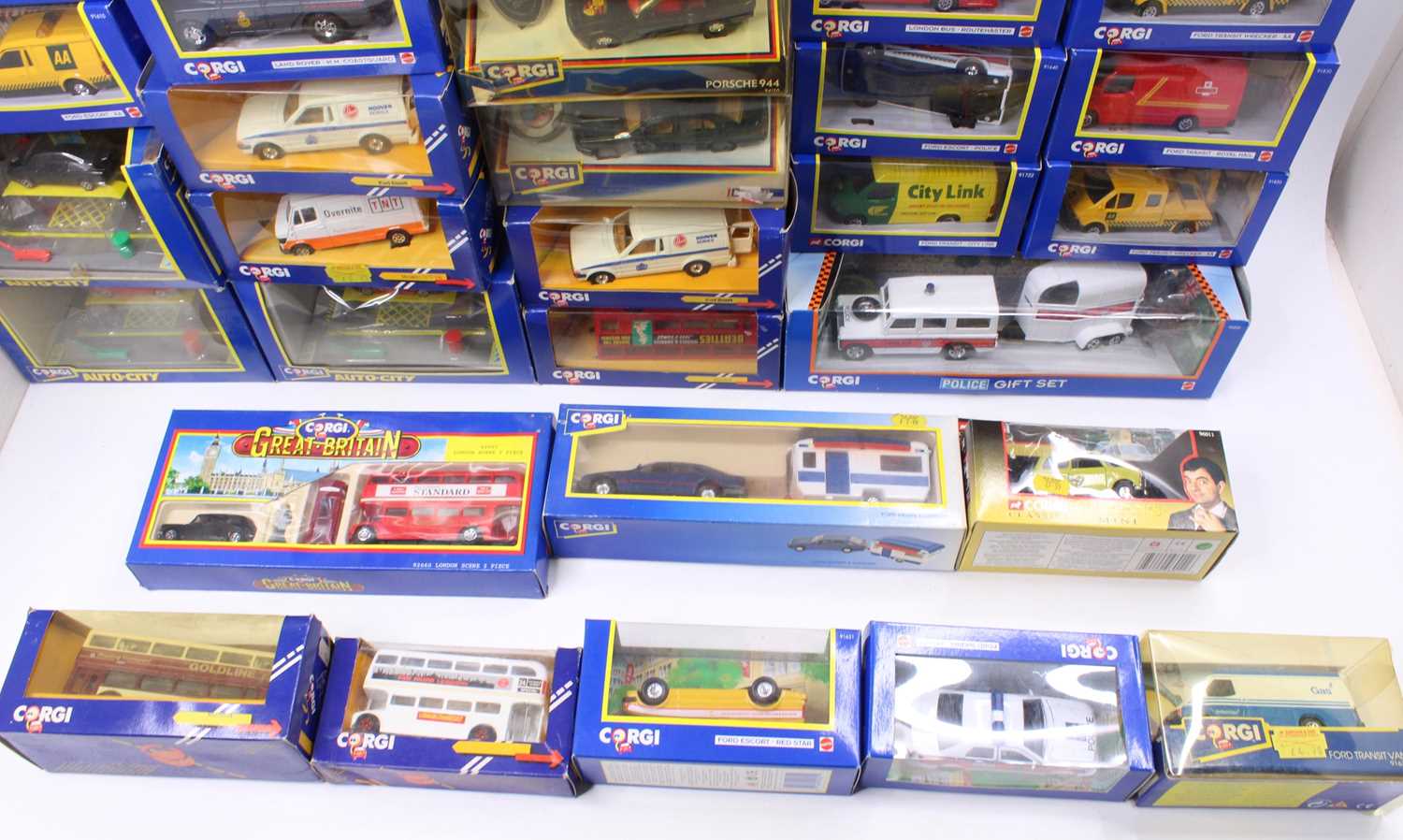 2 trays of mixed modern issue Corgi Toys, with examples including No. 96011 Mr Bean's Mini, No. - Image 2 of 2