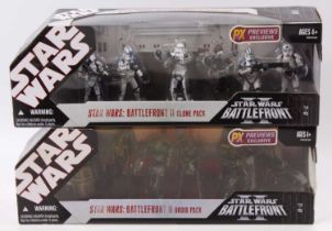 A Star Wars Hasbro PX Previews Exclusive Star Wars 2 Battlefront Clone and Droid packs, housed in