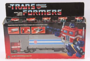 Hasbro Transformers 1984 G1 1st generation Autobot Commander "Optimus Prime" comprising a