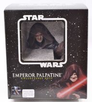 A Gentle Giant Ltd 1/6 scale Collectors' Star Wars Emperor Palpatine collectable bust, limited
