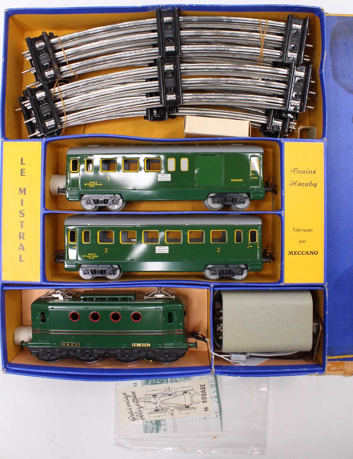 Coffret Train Hornby M6 – Locomotive BB 8051 Avec Voitures Et Rails