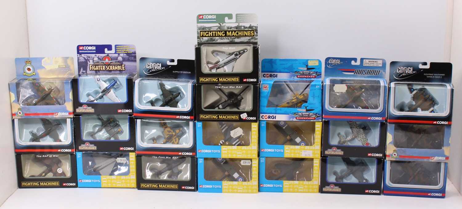 Corgi Showcase Collection diecast aircraft, 22 different examples, all (NM) (BNM)