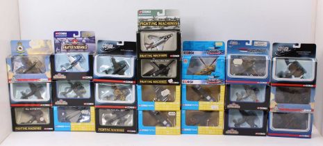 Corgi Showcase Collection diecast aircraft, 22 different examples, all (NM) (BNM)