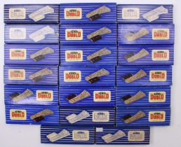 Twenty Hornby-Dublo electrically operated points, all boxed. Ten each L/h & R/h. Appears to be (E-