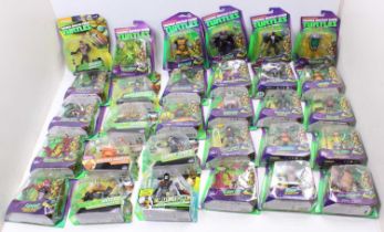 30 Playmates Nickelodeon Teenage Mutant Ninja Turtles action figures, with examples including