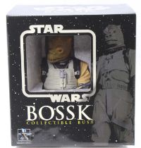 A Gentle Giant Ltd 1/6 scale Star Wars collectable bust of Bossk, housed in the original polystyrene