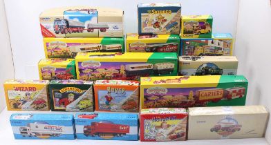 17 Corgi Classics and Showmans Range modern issue diecasts, with examples including No. 16502