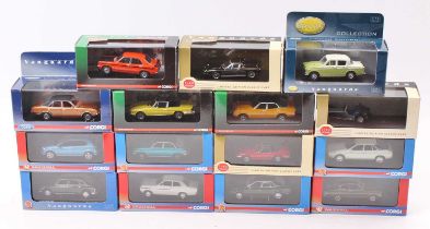 15 Corgi and Lledo Vanguards 1/43rd scale diecasts, with examples including No. VA08710 Vauxhall
