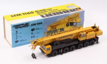 A Conrad No. 2082 1/50th scale Liebherr LTM 1160 Mobile Crane Truck in its original packaging