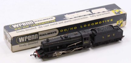 W2225 Wrenn 2-8-0 Freight loco & tender LMS unlined black no.8042 (NM) (BE) No packer number. Tape